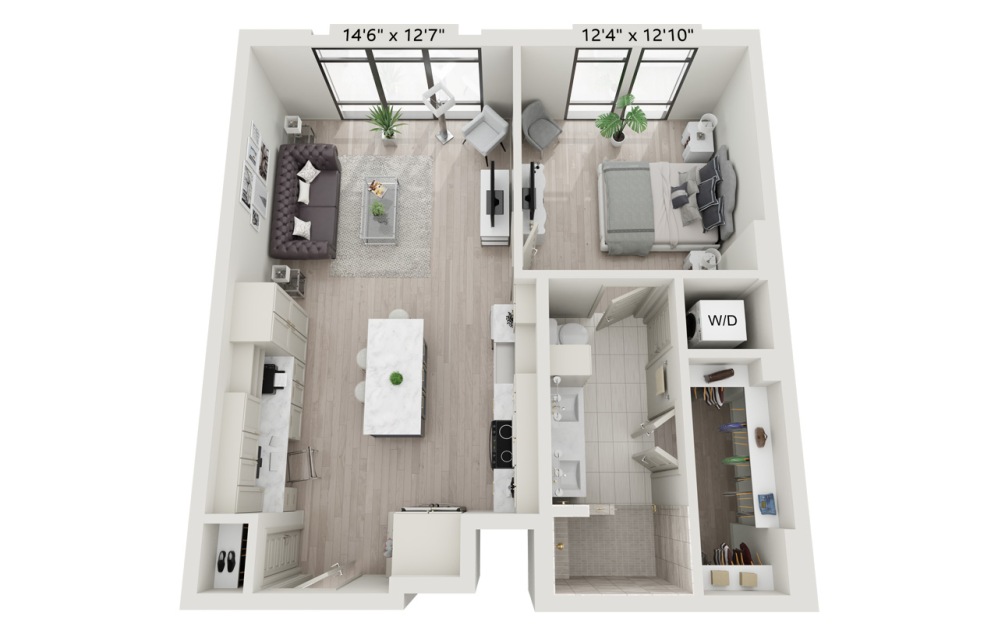 1x1 756 sq ft