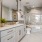 Luxurious bathroom with full size bathtub